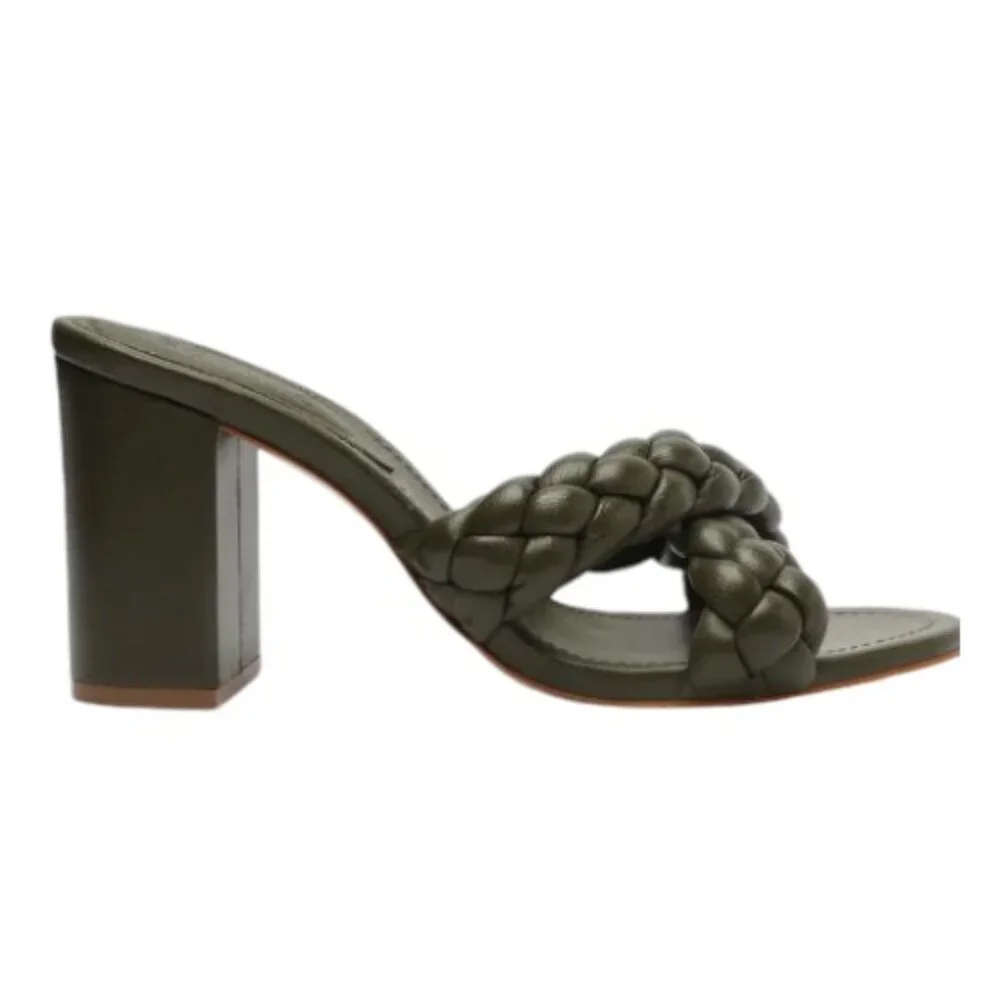 SCHUTZ Cicely Sandal in Military Green NWT & Box Sz 5M, 6M - Picture 6 of 7